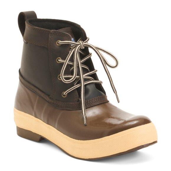 NEW XTRATUF Leather Waterproof Legacy Lace Boots in brown for women 1125 4t2 - Picture 8 of 9